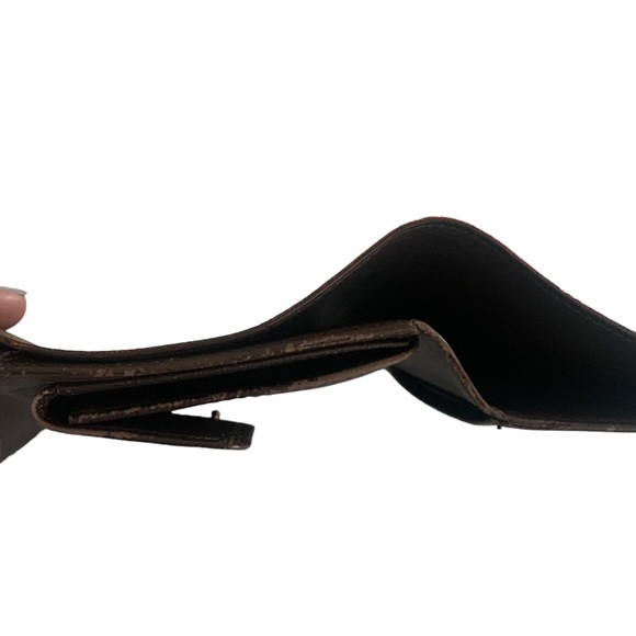 #98 LOUIS VUITTON | Authentic 2006 Damier Ebene Alexandra Wallet - Picture 13 of 15